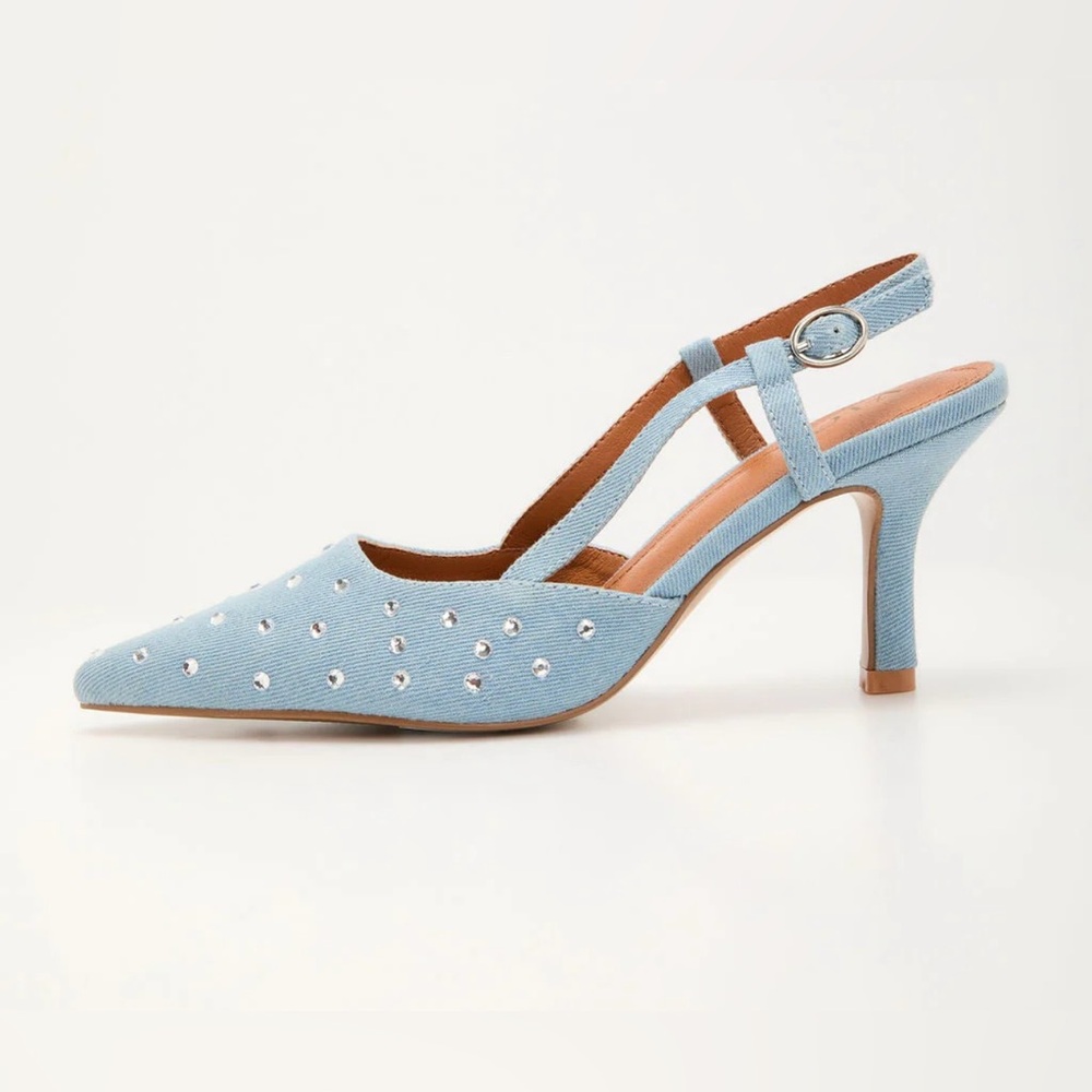 Vici Starlit Dust Denim Heels